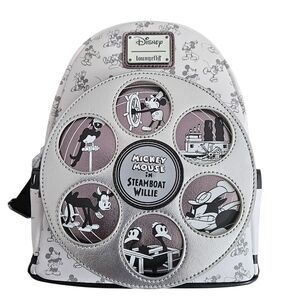 Loungefly Disney Parks Mickey Steamboat Willie Disney 100  Backpack NWT
